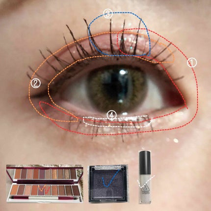 UR GLAM POWDER EYESHADOW/U R GLAM/単色アイシャドウを使ったクチコミ(3枚目)