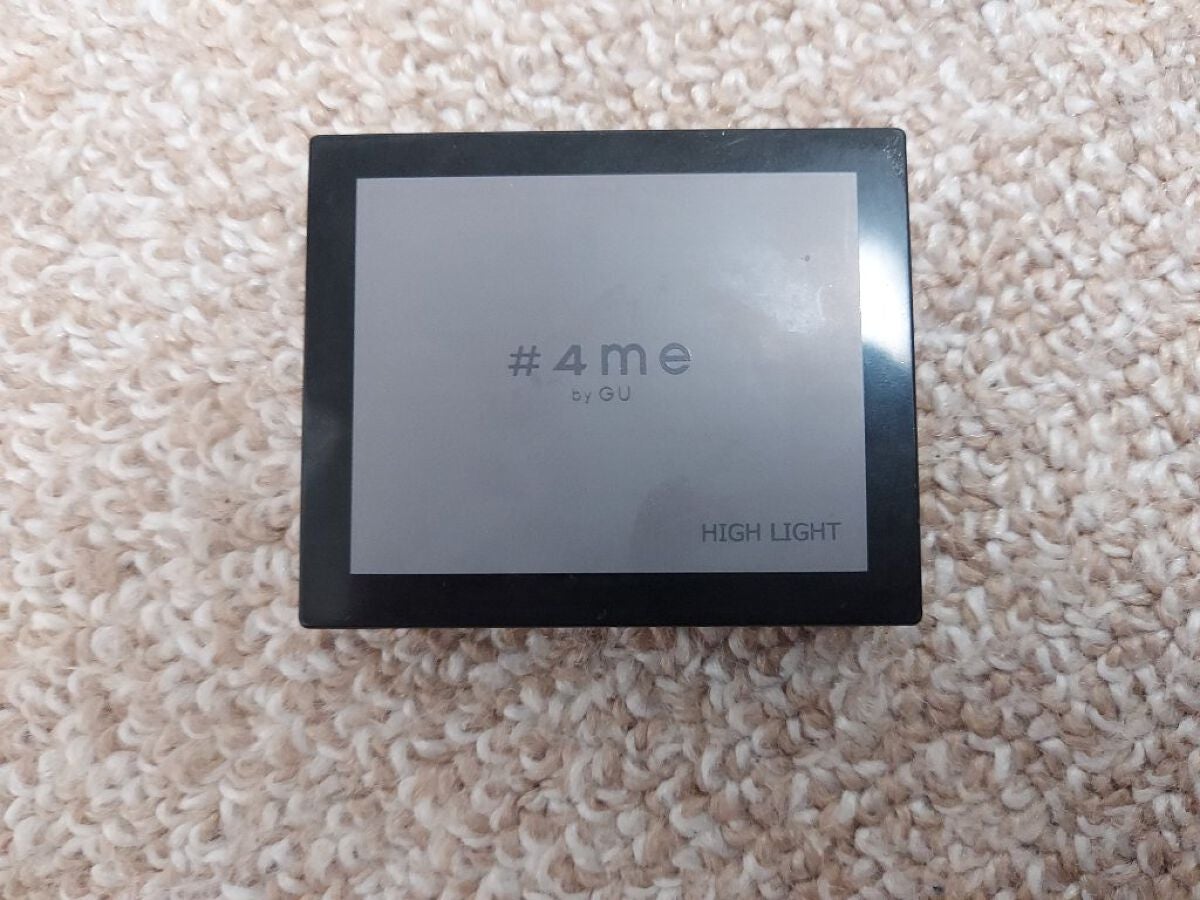 ハイライト/#4me by GU/パウダーハイライトを使ったクチコミ(1枚目)