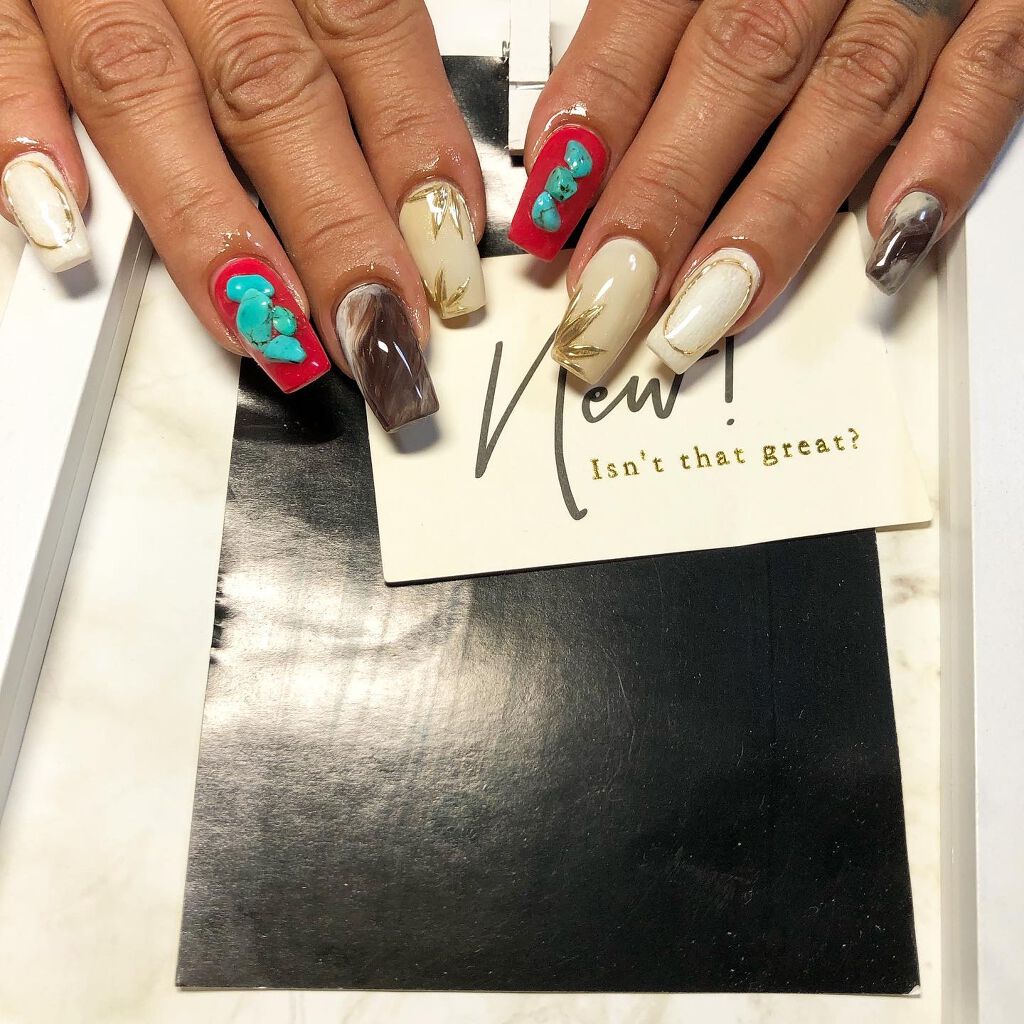 cst on LIPS 「秋もsurf♡resort🏝ネイル可愛いは作れるっ❤️❤️❤️..」(2枚目)