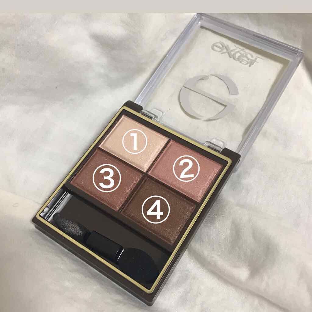 スキニーリッチシャドウ/excel/アイシャドウパレットを使ったクチコミ（2枚目）