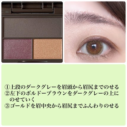 フーミー マルチアイブロウパウダー/WHOMEE/パウダーアイブロウを使ったクチコミ(5枚目)