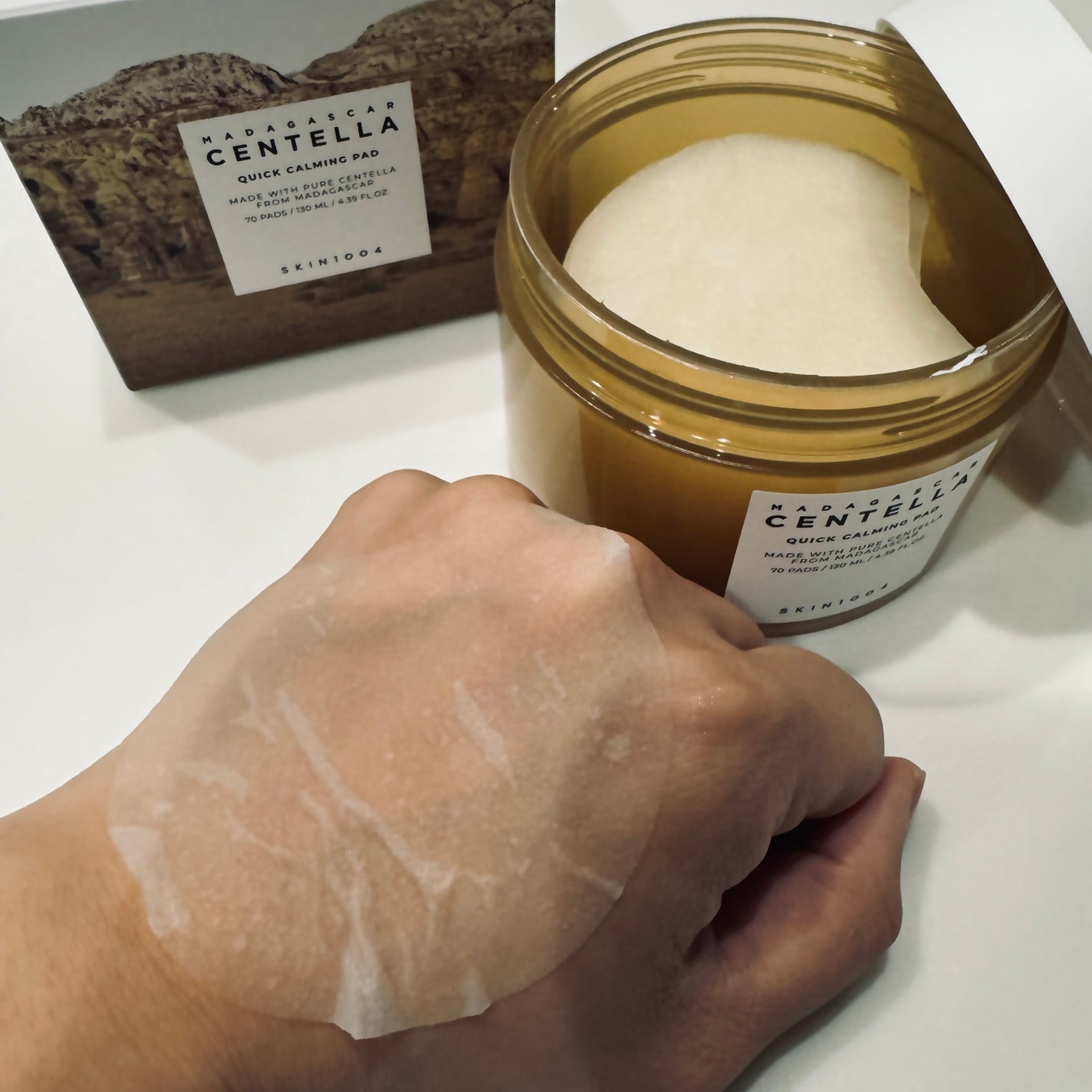 センテラ クイックカーミングパッド/SKIN1004/トナーパッドを使ったクチコミ(1枚目)