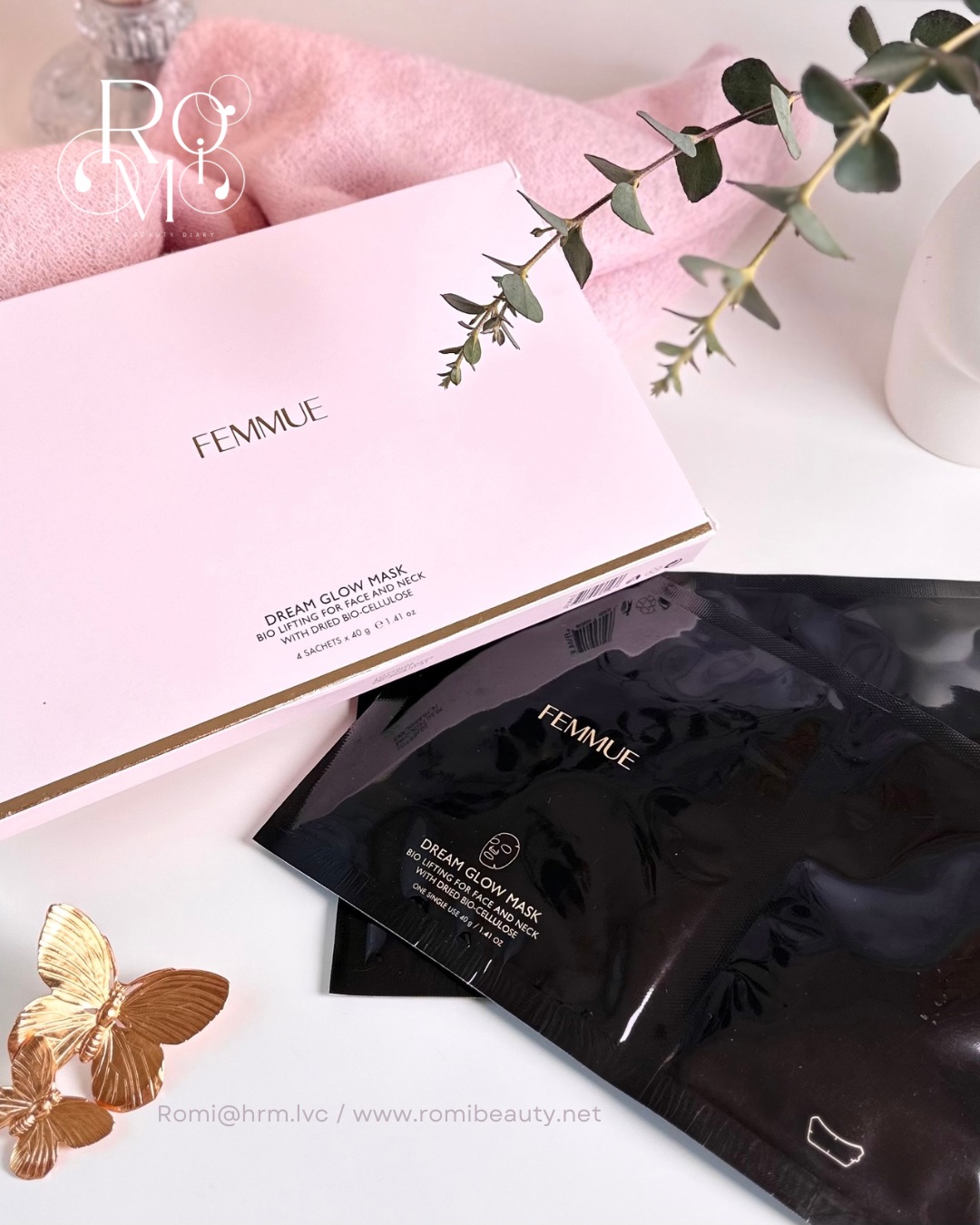 ドリームグロウマスク BL [肌引き締め・ハリ・弾力ケア]/FEMMUE/シートマスク・パックを使ったクチコミ（2枚目）