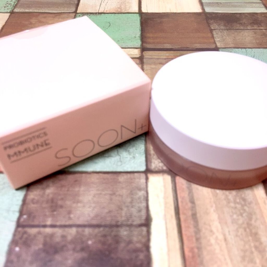 SOON+ プロバイオティクスミューンパウダー/soon＋/ルースパウダーを使ったクチコミ（1枚目）