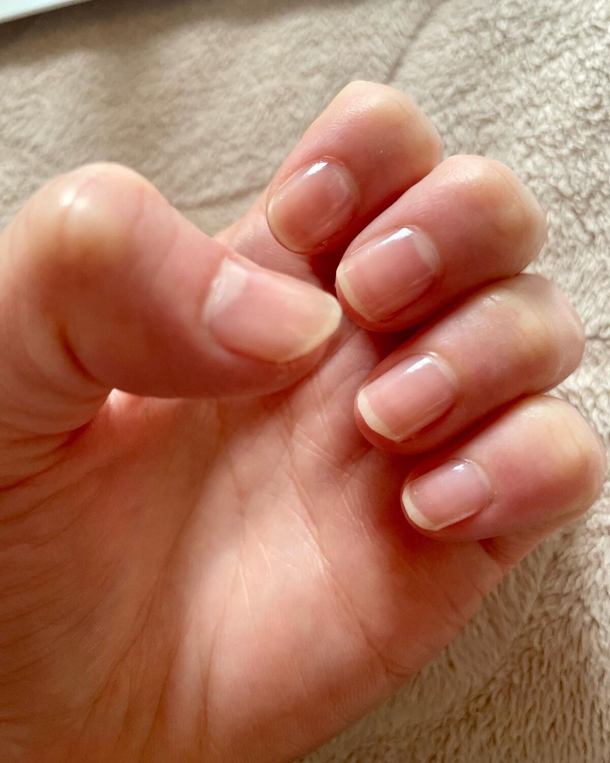 グロスフォーユアネイル ナチュラルベージュ/プレビュート/オールインワンネイルを使ったクチコミ（3枚目）