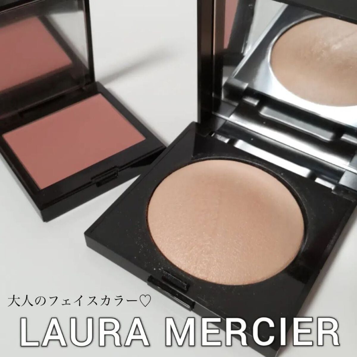 マットラディアンス ベイクドパウダー ハイライト01/ローラ メルシエ/パウダーハイライトを使ったクチコミ(1枚目)