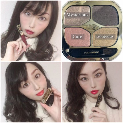 フェリンアイズ インテンスアイシャドウ クアッド 4/DOLCE&GABBANA BEAUTY/アイシャドウパレットを使ったクチコミ(3枚目)