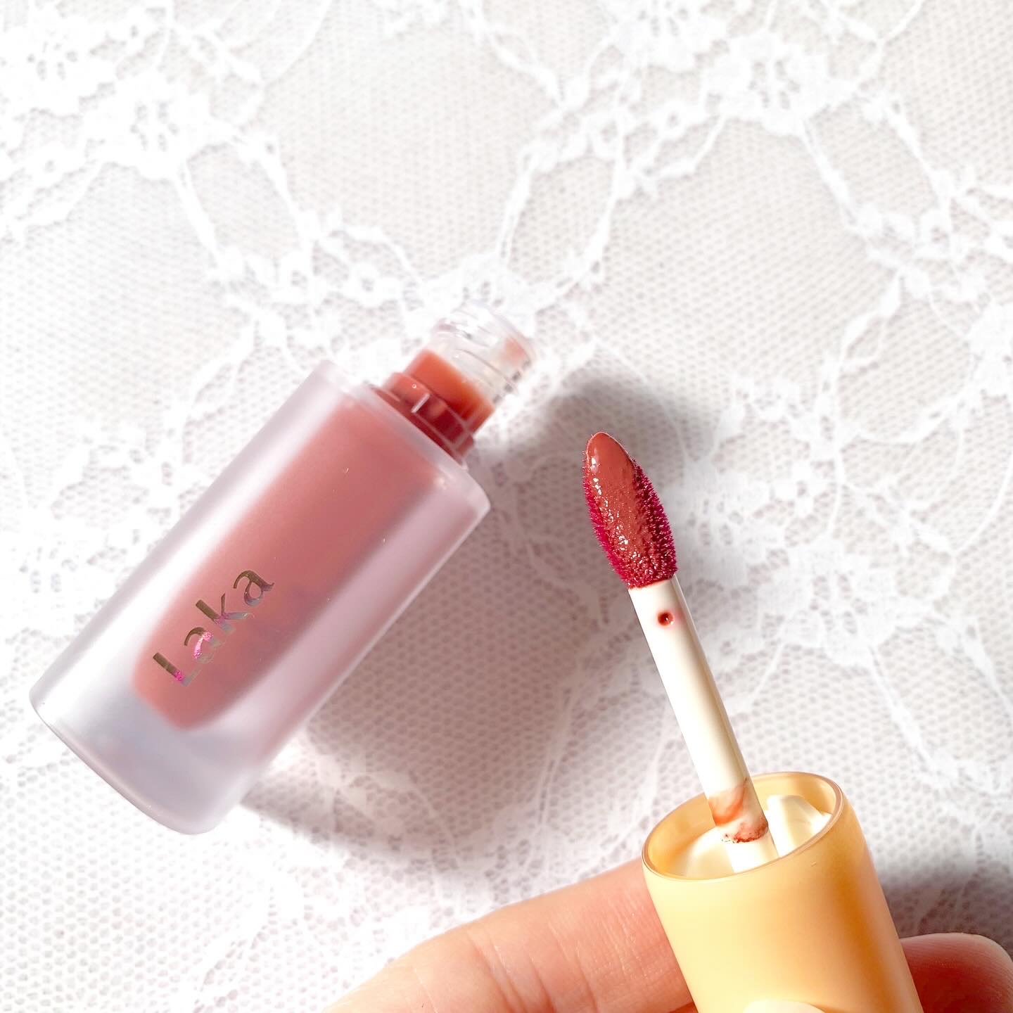 フルーティーグラムティント/Laka/リップティントを使ったクチコミ（3枚目）