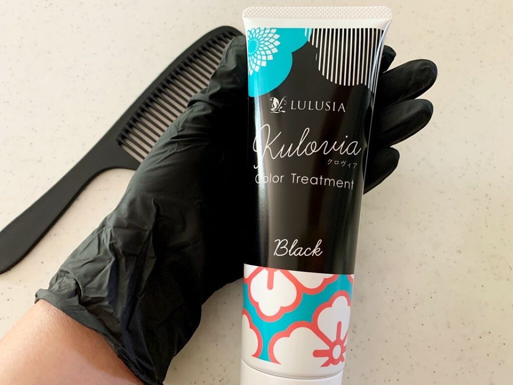 クロヴィア カラートリートメント ブラック/ルルシア/洗い流すヘアトリートメントを使ったクチコミ（1枚目）