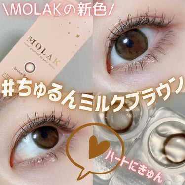 MOLAK MOLAK 1dayのクチコミ「MOLAKの新色レンズチェックした？

MOLAK 1dayブラウンバニー
DIA14.2mm.....」（1枚目）