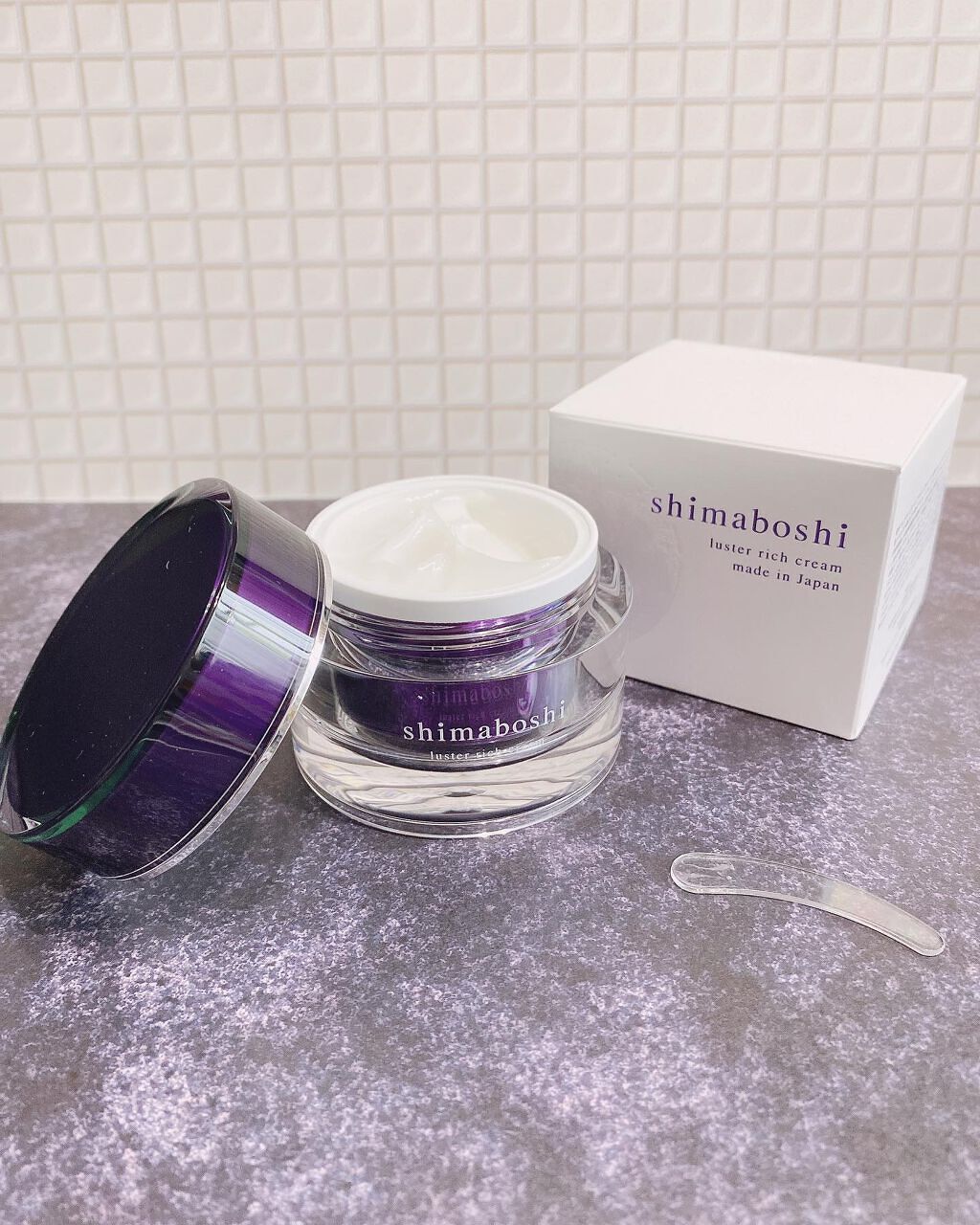 ラスターリッチクリーム/shimaboshi/フェイスクリームを使ったクチコミ（2枚目）