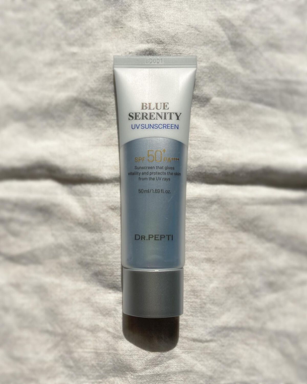 ブルーセレニティーUVサンスクリーン/DR.PEPTI/日焼け止めクリームを使ったクチコミ（1枚目）