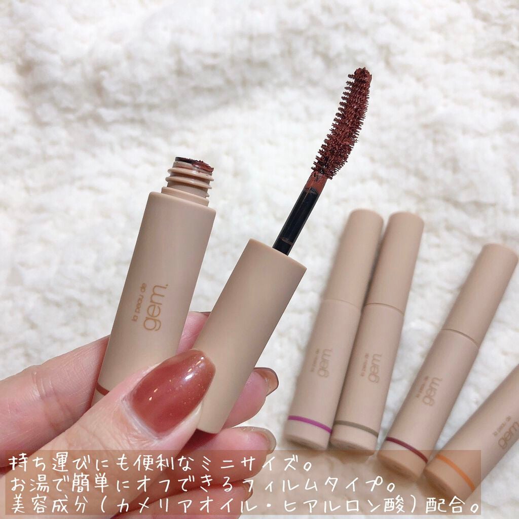 gemini mascara/la peau de gem./マスカラを使ったクチコミ(2枚目)