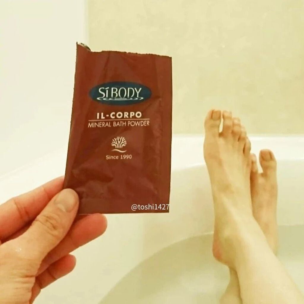 ミネラルバスパウダーオリジナル/イルコルポ/無機塩系入浴剤を使ったクチコミ(4枚目)