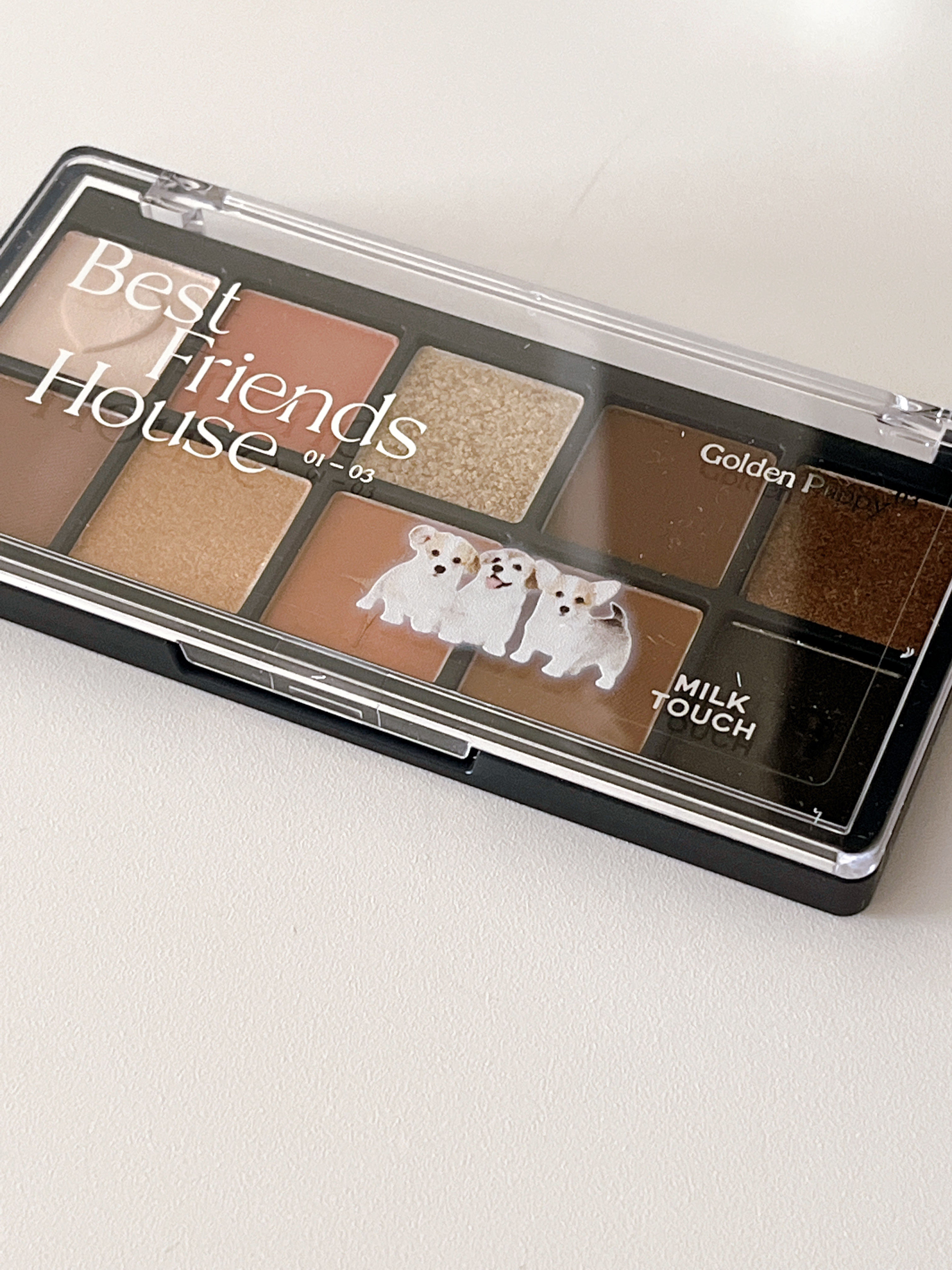 Best Friends House Eye Palette /Milk Touch/アイシャドウパレットを使ったクチコミ（2枚目）