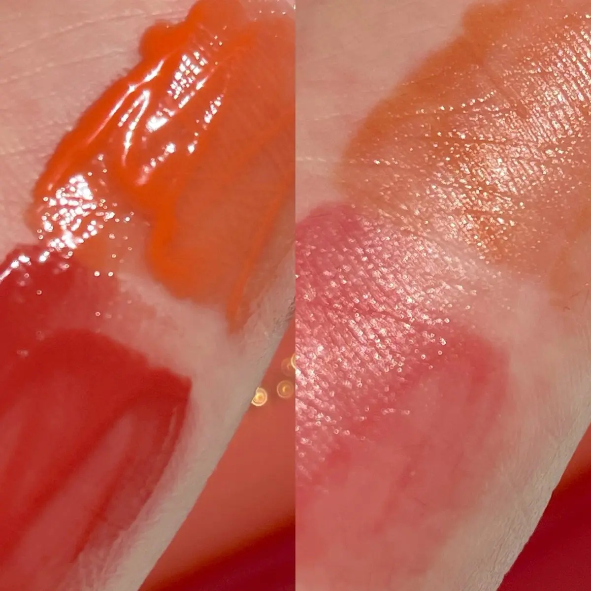 ジェリーフィットティンティッドグロウティント 01 ニューピーチベア(New peach bear)/Milk Touch/リップティントを使ったクチコミ（3枚目）