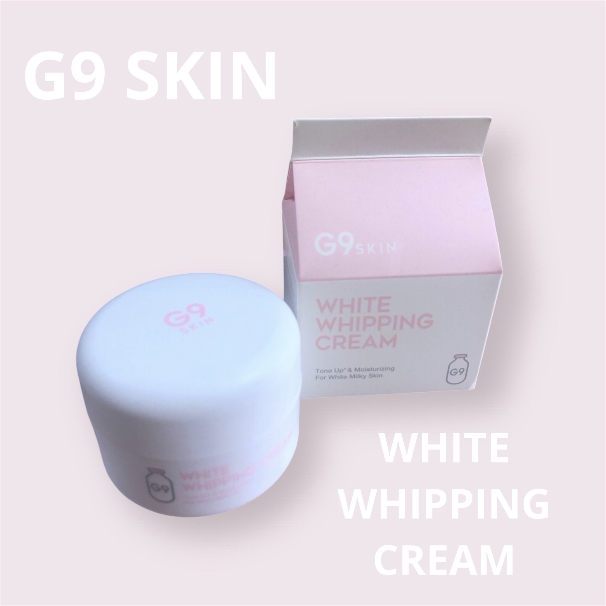WHITE WHIPPING CREAM(ウユクリーム)/G9SKIN/化粧下地を使ったクチコミ（1枚目）
