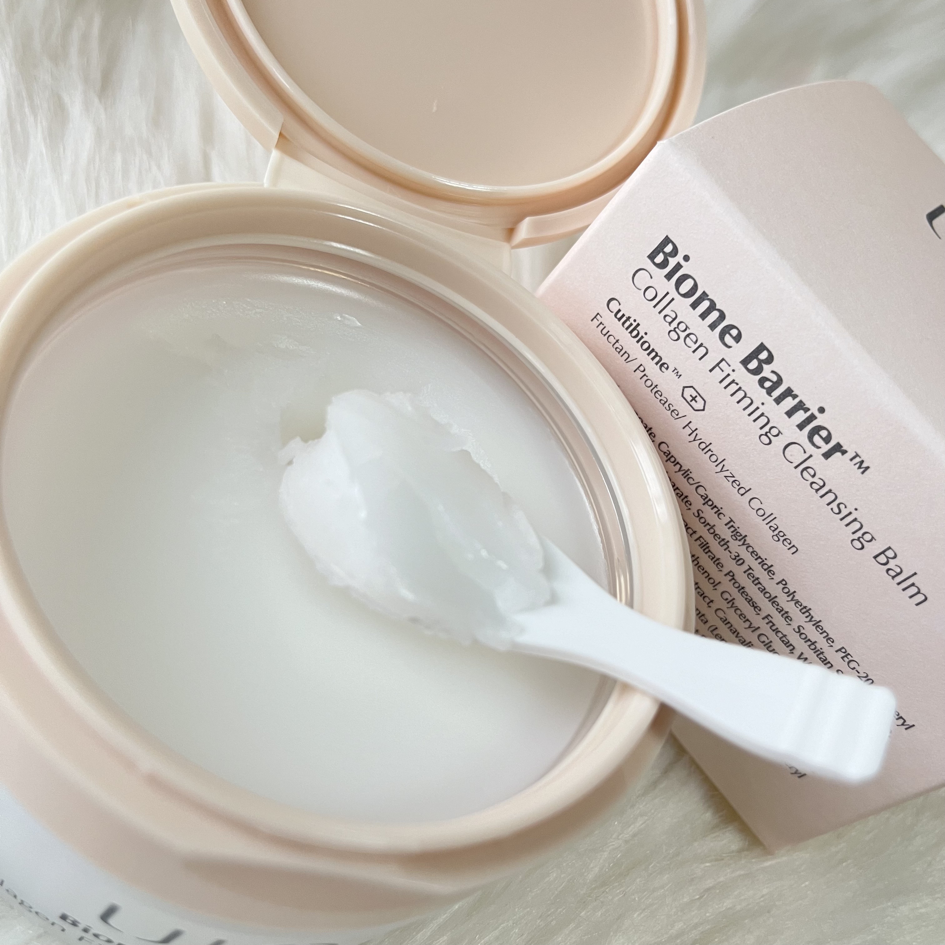 バイオームバリアコラーゲンファーミングクレンジングバーム/UIQ/クレンジングバームを使ったクチコミ（3枚目）