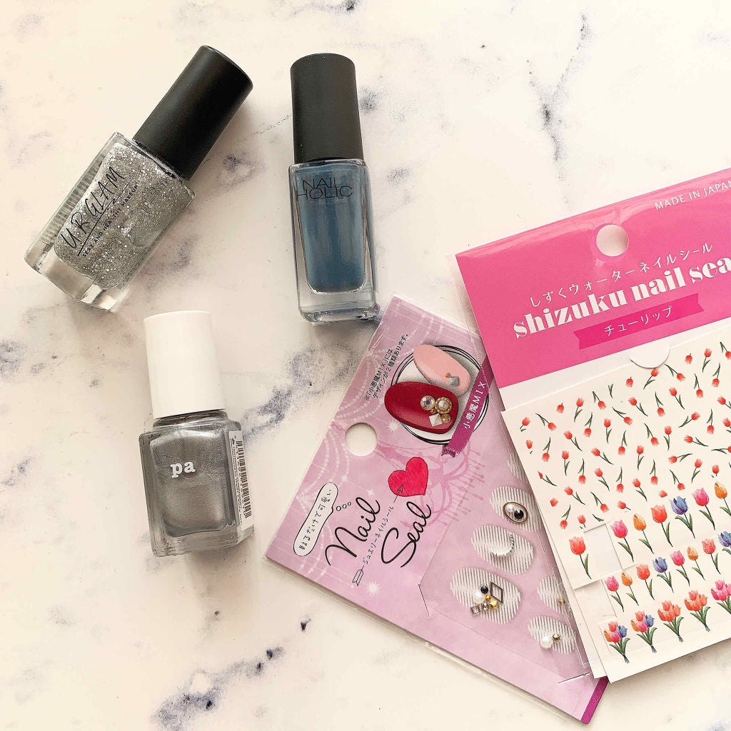 しずくネイルシール/キャンドゥ/ネイルシールを使ったクチコミ(4枚目)