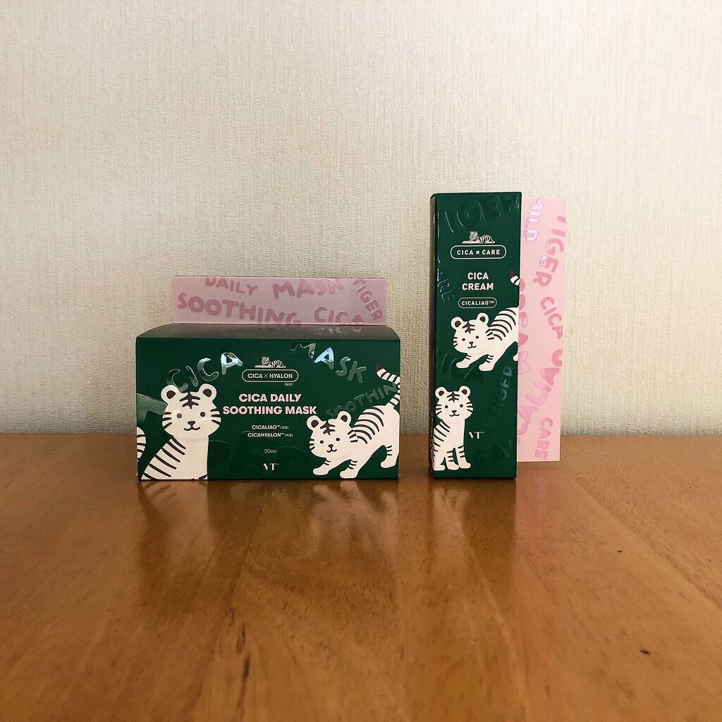 お気にのシカちゃん🐯

シカクリームは私の中で殿堂入りのクリーム🥰
みずみずしいクリームだから面白い感覚で使いやすくてとてもいい〜🤗
肌を落ち着かせたい時にコレあるとすごくいい☺️😊


パックの方やっと買えた～🛍
家にあるパック