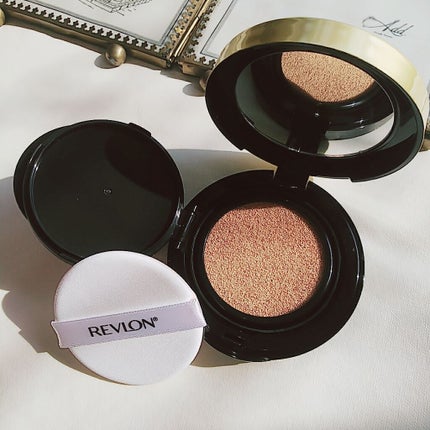 カラーステイ クッション ロングウェア ファンデーション/REVLON/クッションファンデーションを使ったクチコミ(2枚目)