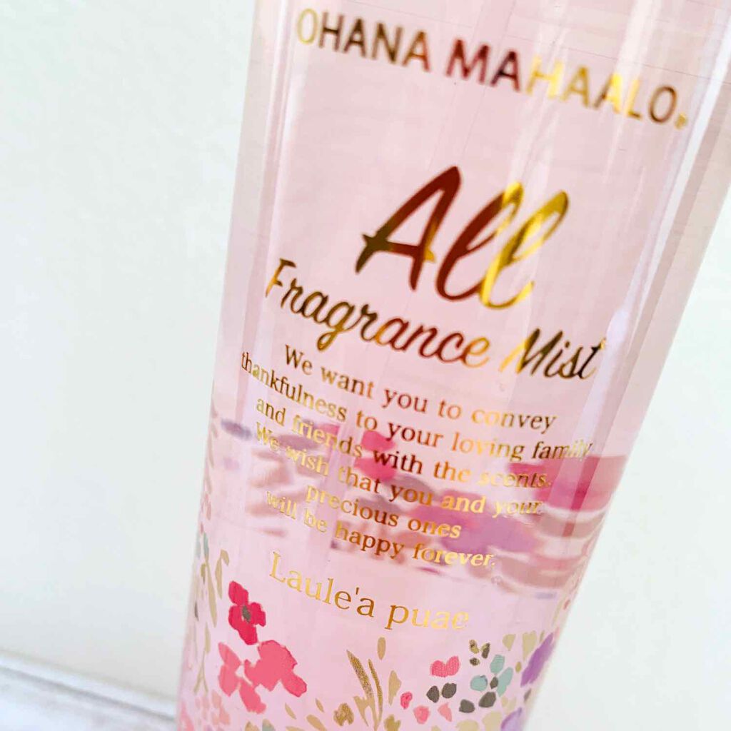 オハナ･マハロ フレグランスミストフォーオール ラウレア ピュア/OHANA MAHAALO/香水(レディース)を使ったクチコミ（2枚目）