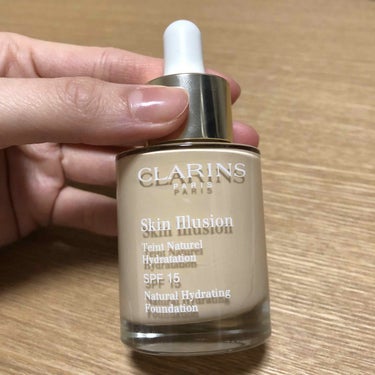 CLARINS スキンイリュージョン ファンデーションのクチコミ「CLARINS スキンイリュージョンファンデーション 100.5

ファンデーションがなくなっ.....」（1枚目）