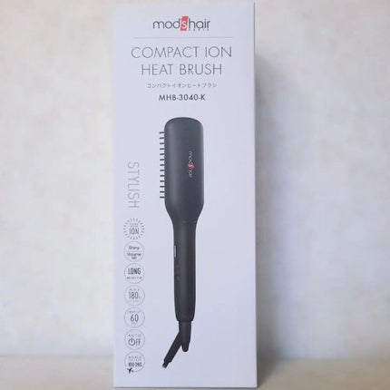 スタイリッシュ コンパクトイオンヒートブラシ MHB-3040-K/mod's hair/ヒートブラシを使ったクチコミ(2枚目)