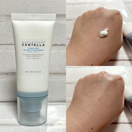 ヒアルーシカ ウォーターフィット サンセラム/SKIN1004/日焼け止めローションを使ったクチコミ(3枚目)