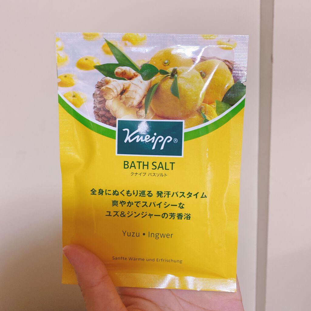 クナイプ バスソルト ユズ&ジンジャーの香り/クナイプ/無機塩系入浴剤を使ったクチコミ(1枚目)