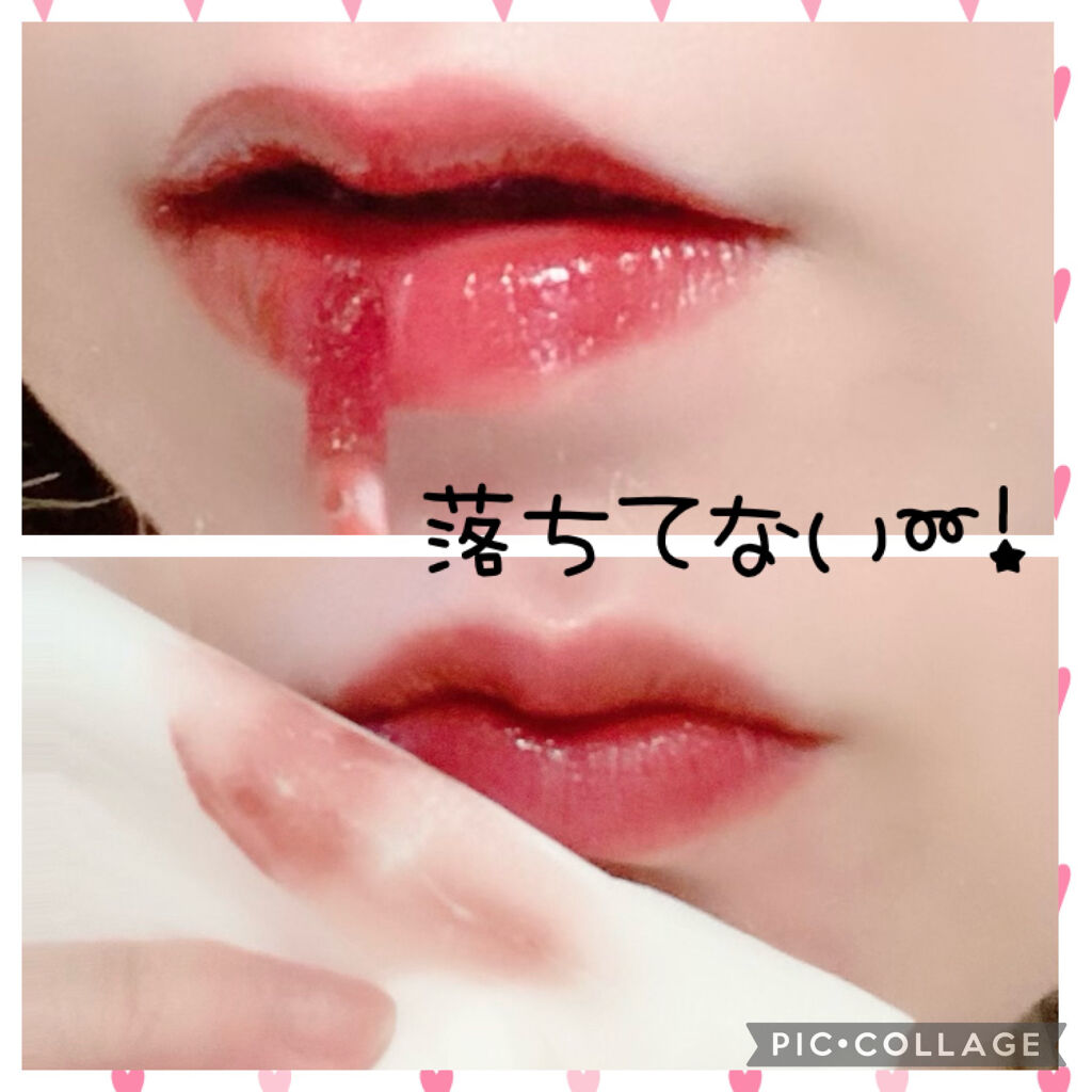 ジューシーラスティングティント/rom&nd/リップティントを使ったクチコミ（2枚目）