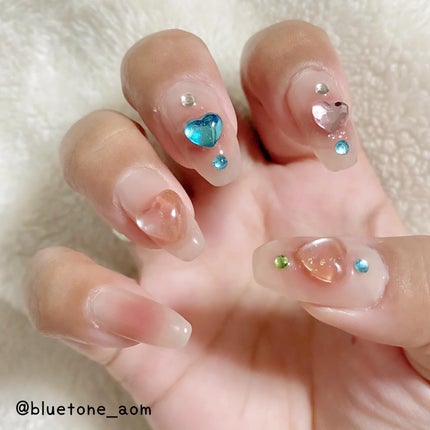 ネイルチップ/SHEIN/ネイルチップ・パーツを使ったクチコミ(5枚目)