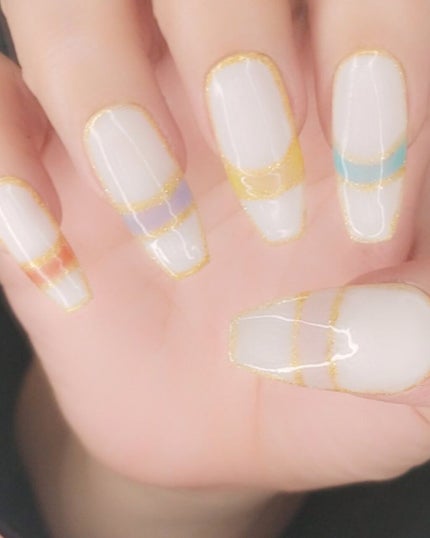 ジェルネイル(ライト対応)/セリア/ジェルネイルを使ったクチコミ(1枚目)