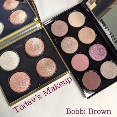 BOBBI BROWN モダン シンフォニー アイシャドウ パレットのクチコミ「【今日のアイメイク｜ボビィ・ブラウン】

先日無事購入することができた
ピンクグロウリュクスア.....」（1枚目）