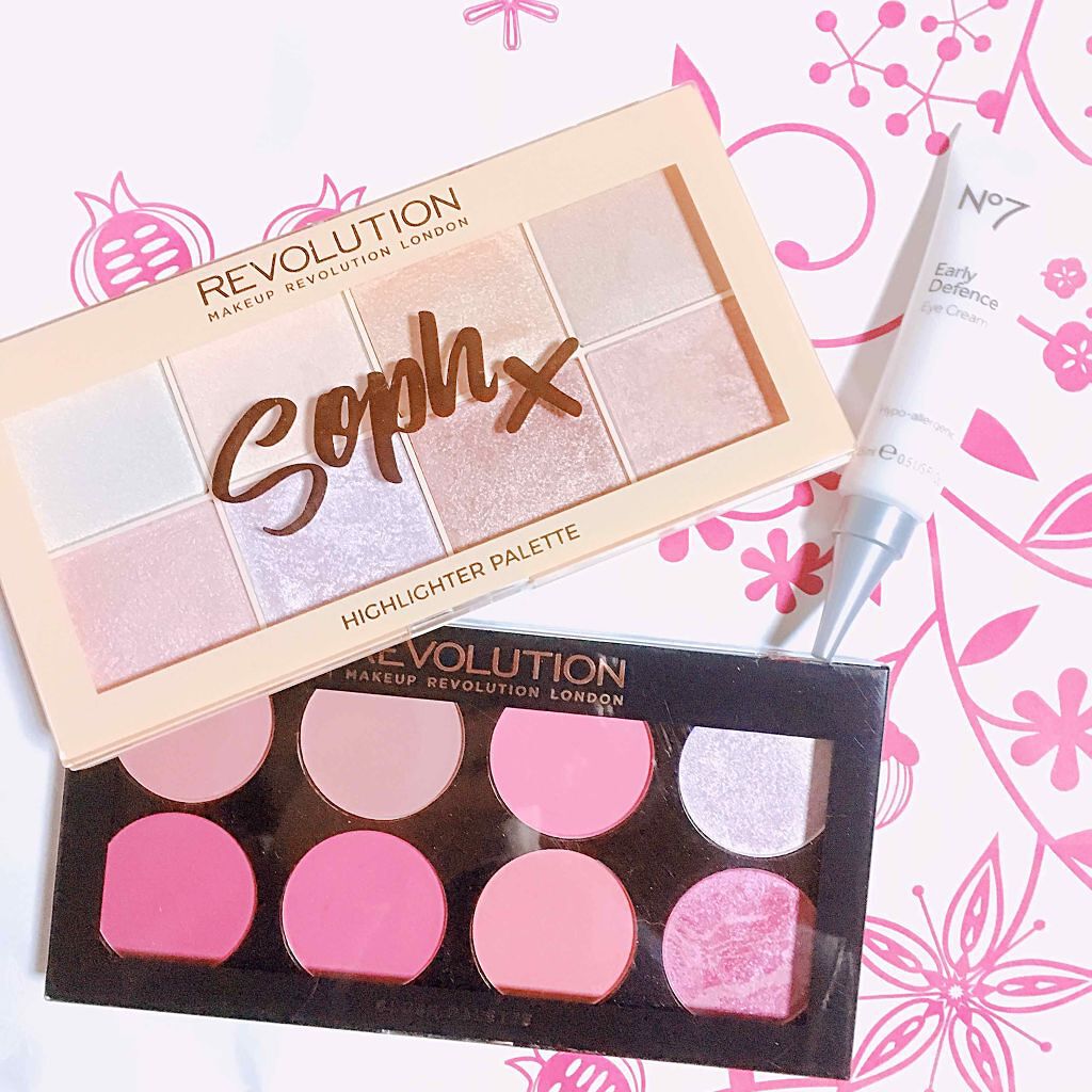 ハイライター パレット/MAKEUP REVOLUTION/パウダーハイライトを使ったクチコミ（1枚目）