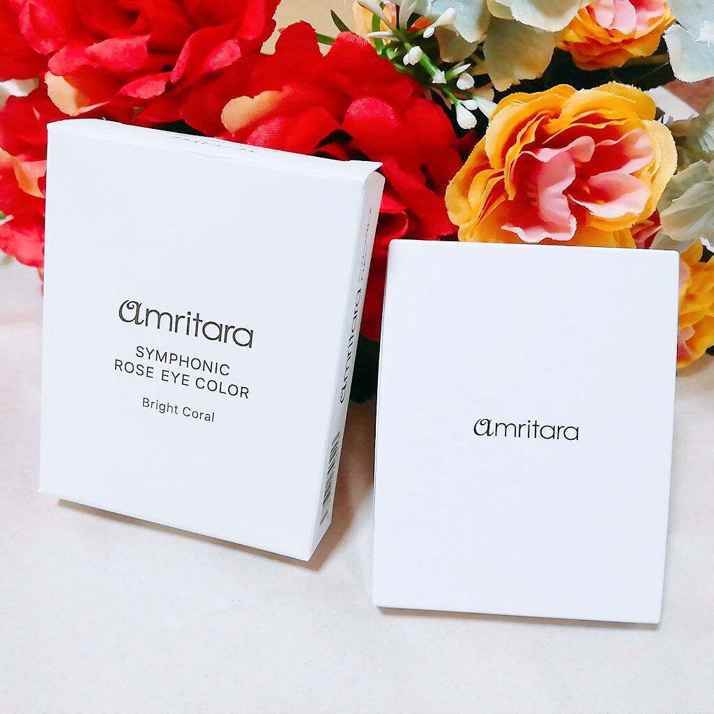 シンフォニック ローズ アイ カラー/AMRITARA/アイシャドウパレットを使ったクチコミ（3枚目）