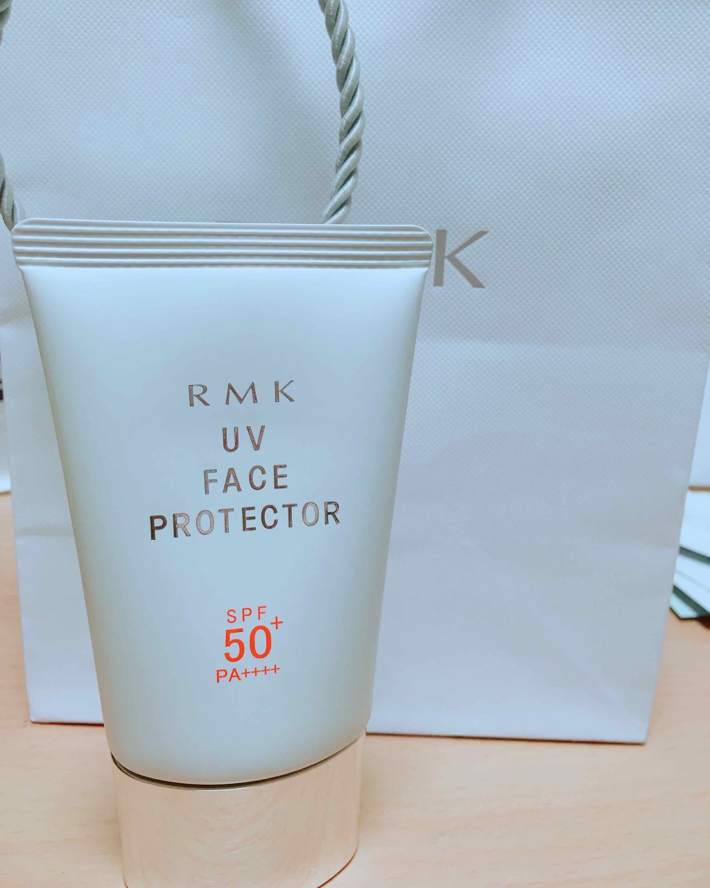 UVフェイスプロテクター50/RMK/日焼け止めクリームを使ったクチコミ（1枚目）