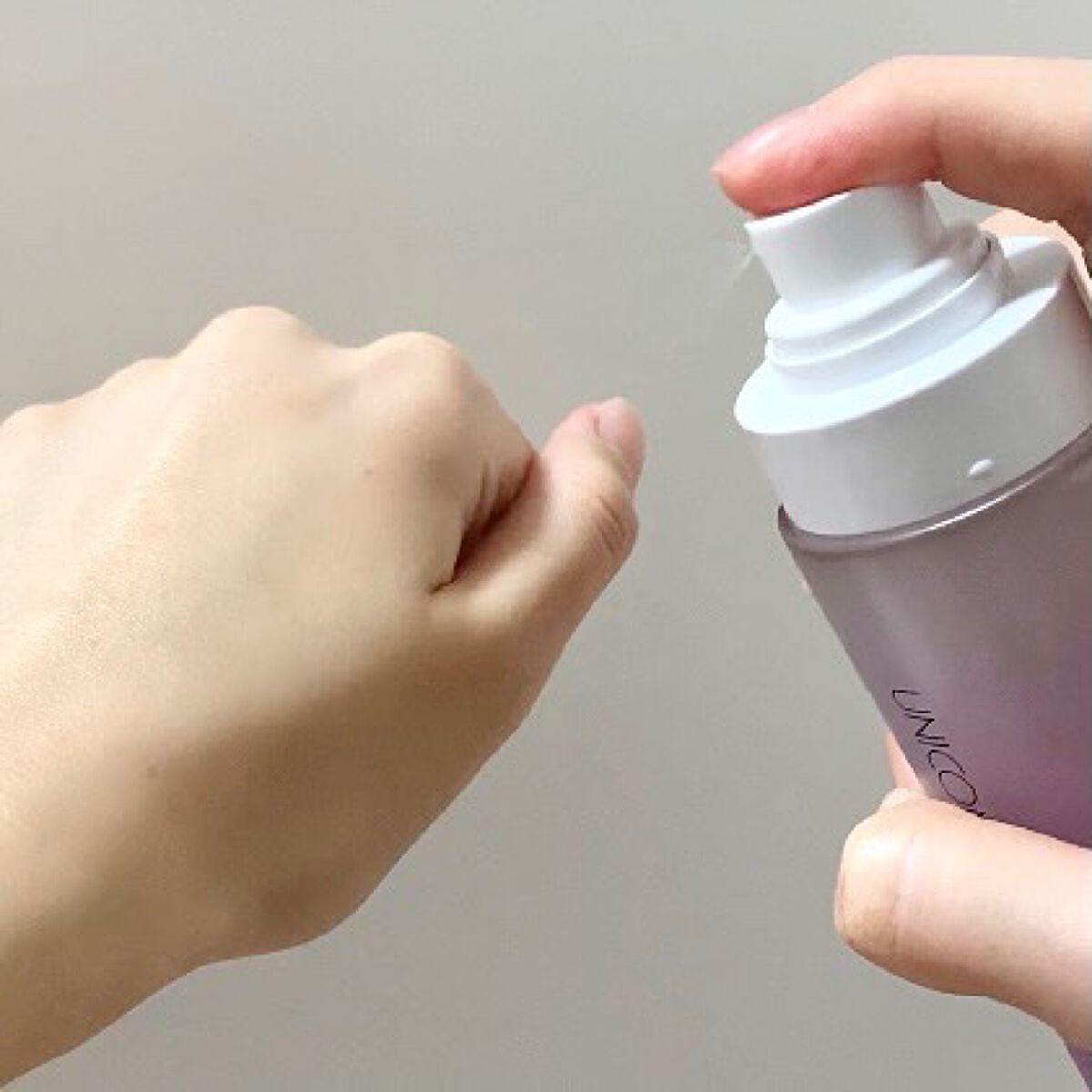 ユニコーン メイクアップグローフィックスミスト/SELF BEAUTY/フィックスミストを使ったクチコミ(2枚目)