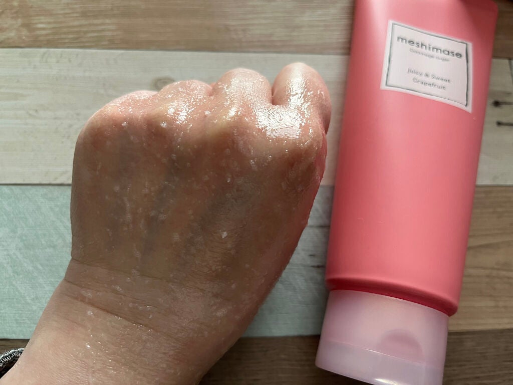 ゴマージュシュガー/meshimase/ボディスクラブを使ったクチコミ(4枚目)