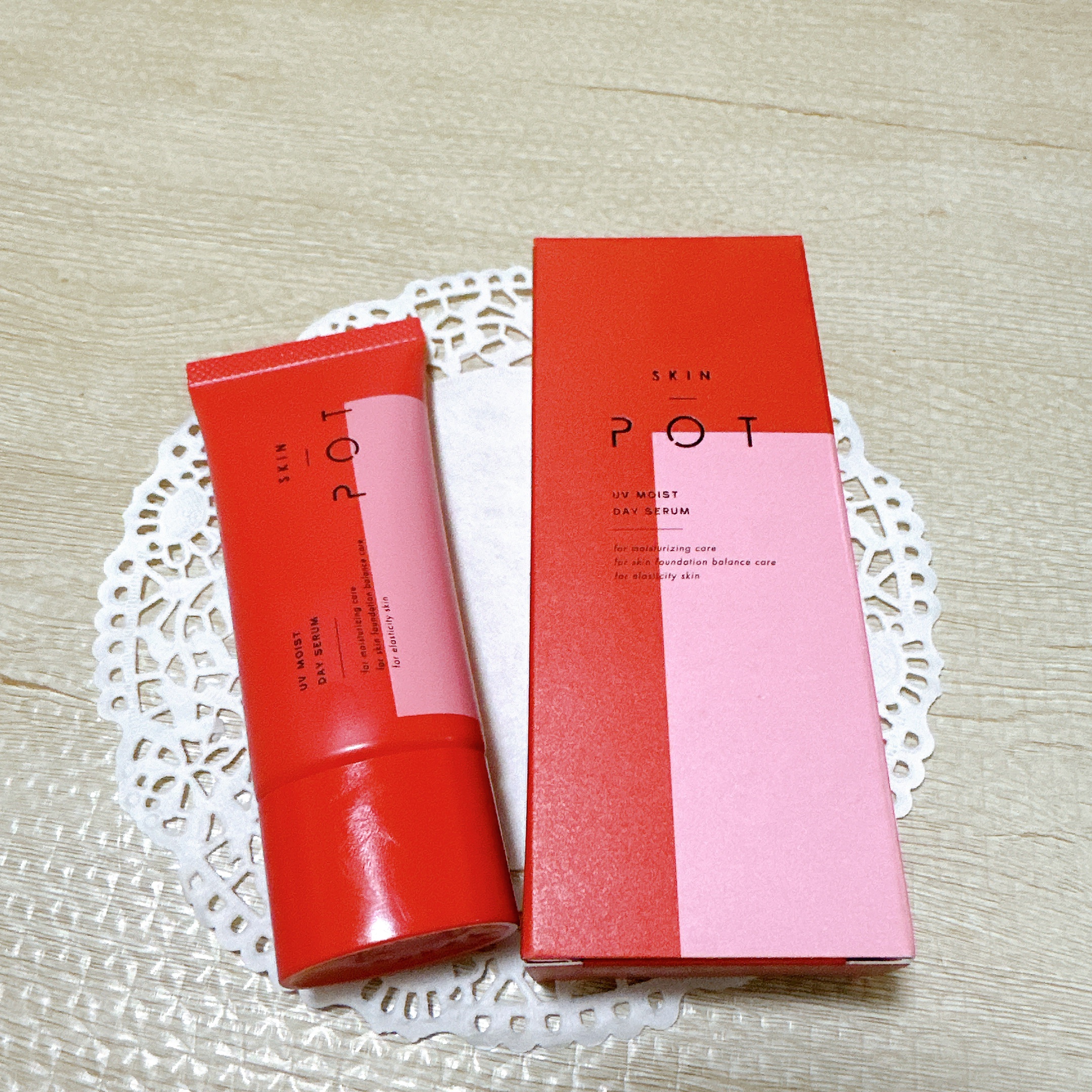 UVモイストデイセラム/SKIN POT/日焼け止めローションを使ったクチコミ（2枚目）