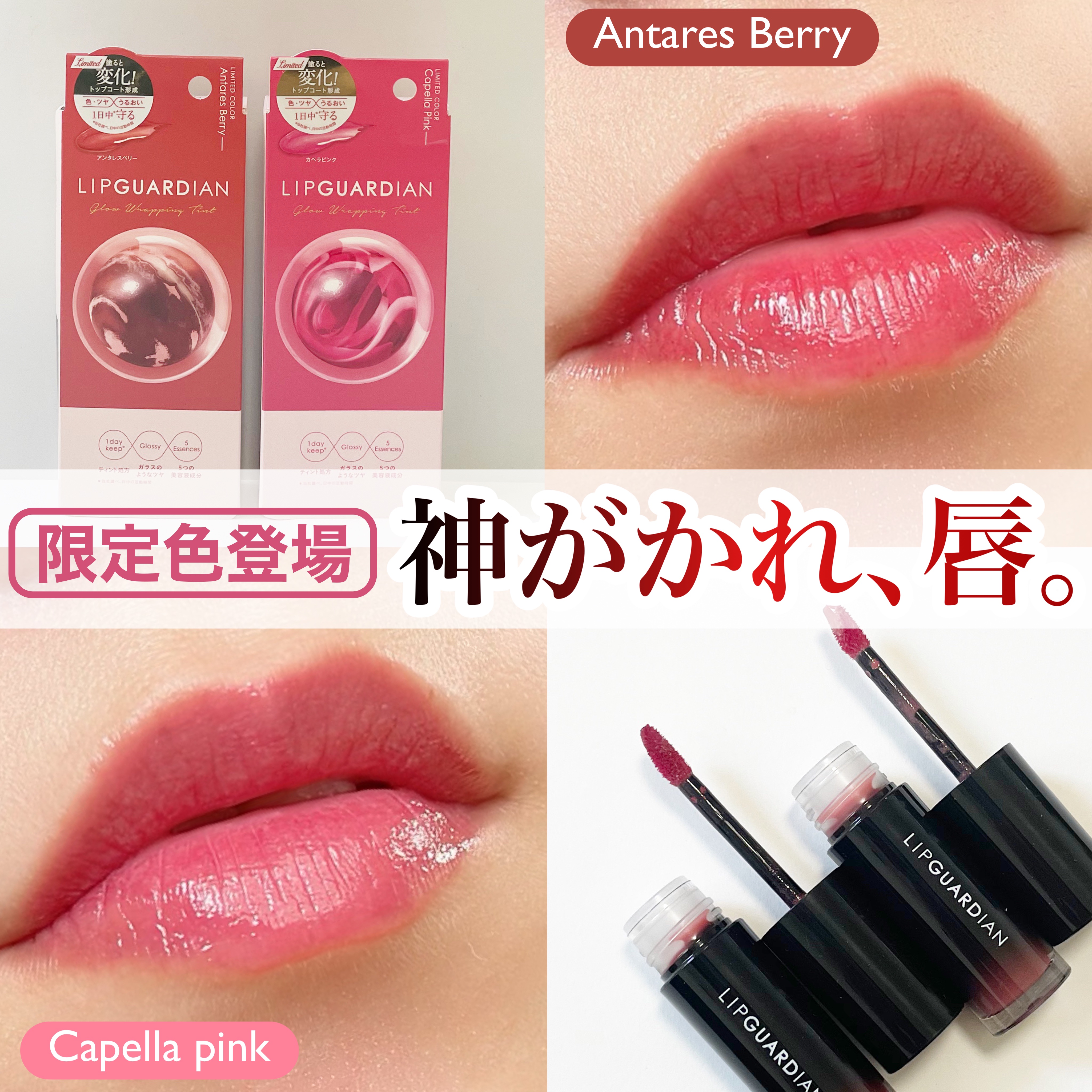 グロウラッピングティント/LIPGUARDIAN/リップティントを使ったクチコミ（1枚目）