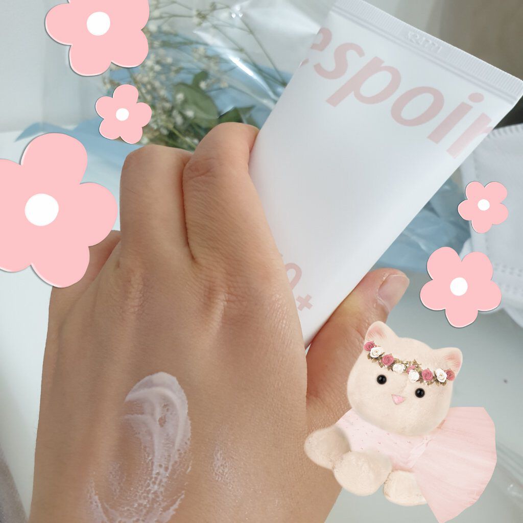 ウォータースプラッシュサンクリーム/espoir/日焼け止め・UVケアを使ったクチコミ（3枚目）