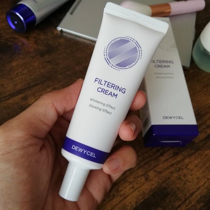 フィルタリングクリーム/DEWYCEL/日焼け止めクリームを使ったクチコミ(2枚目)