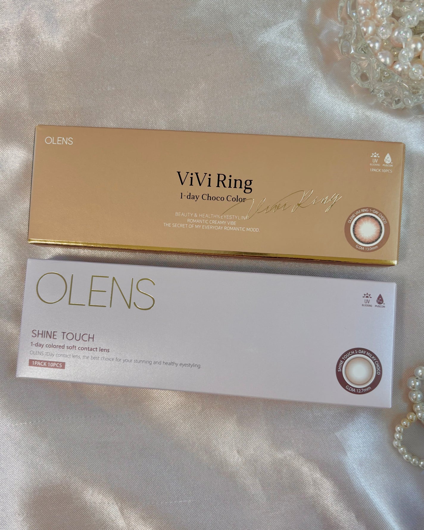 ViVi Ring 1day/OLENS/ワンデー(1DAY)カラコンを使ったクチコミ(2枚目)