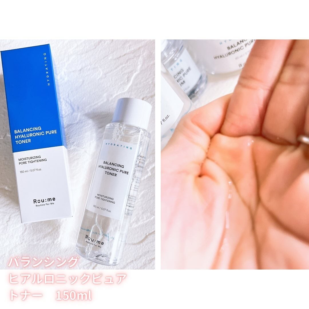 バランシング ヒアルロニック ピュア トナー/Roume/化粧水を使ったクチコミ(4枚目)