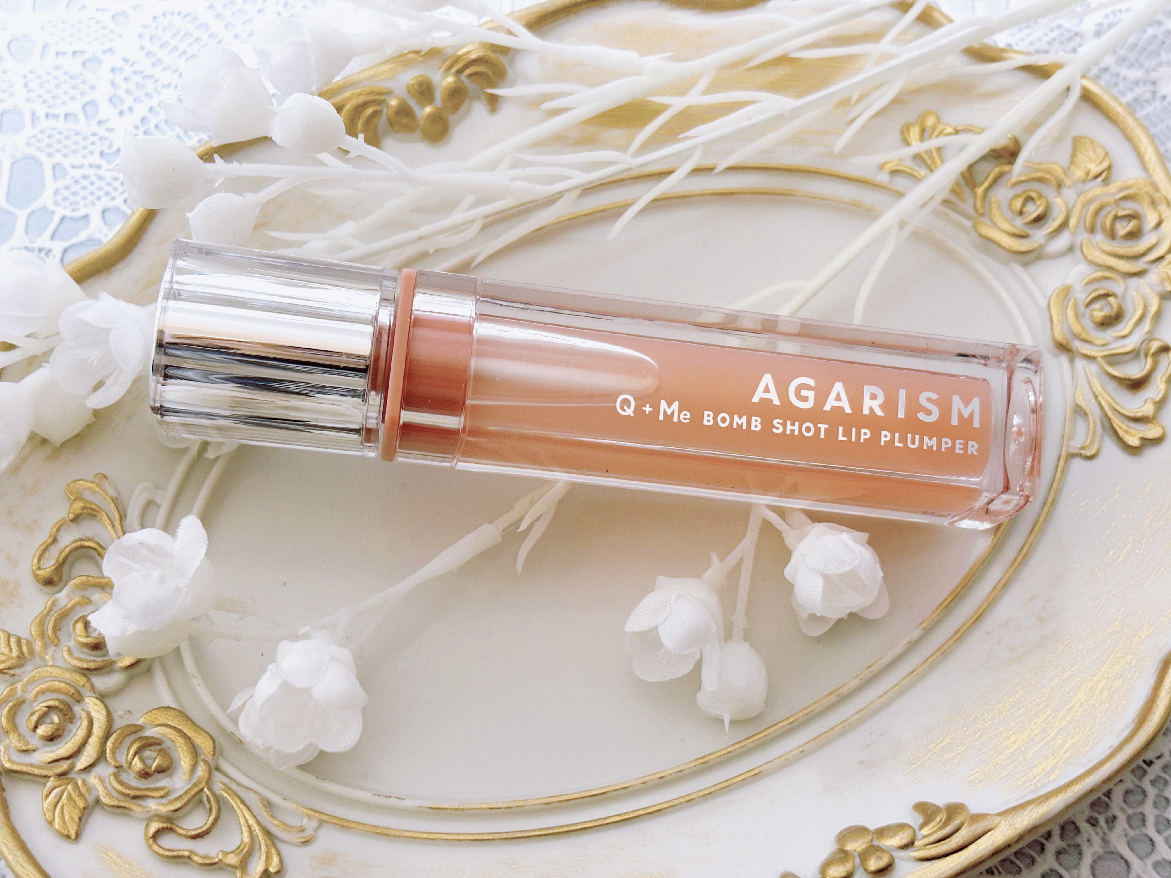 キューミ―ボムショットリッププランパー/AGARISM/リッププランパーを使ったクチコミ（2枚目）