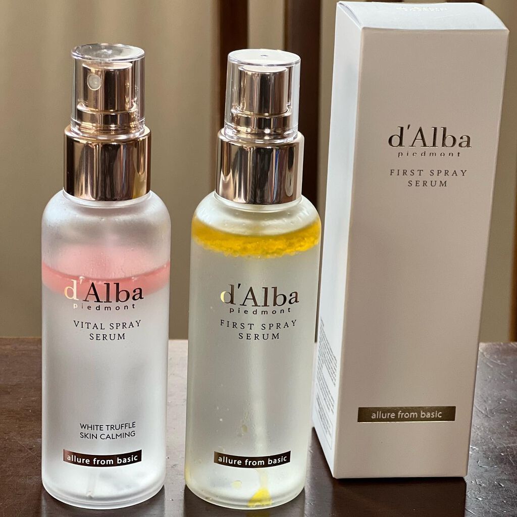 ダルバ ホワイトトリュフファーストスプレーセラム/ダルバ/ミスト状化粧水を使ったクチコミ(4枚目)