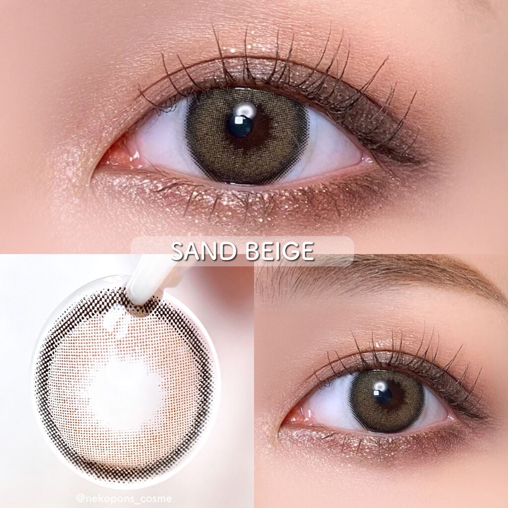 サンドシリーズ/LENSSIS/カラーコンタクトレンズを使ったクチコミ(3枚目)