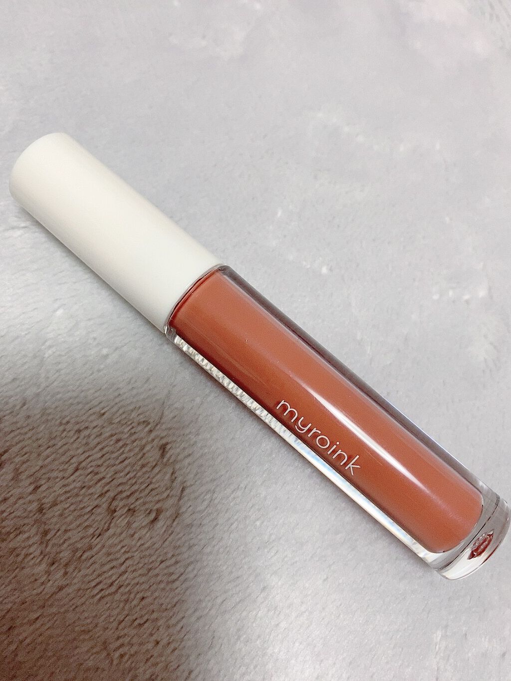 カラーフォーミーリップティント 01 pop coral/myroink/リップティントを使ったクチコミ（1枚目）