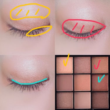 UR GLAM　BLOOMING EYE COLOR PALETTE/U R GLAM/アイシャドウパレットを使ったクチコミ（2枚目）